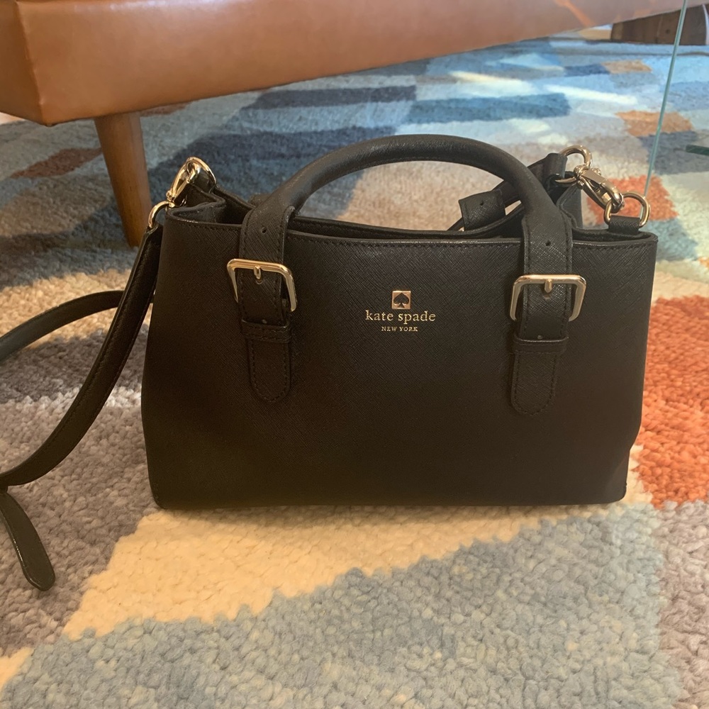 Black nylon Kate Spade Satchel